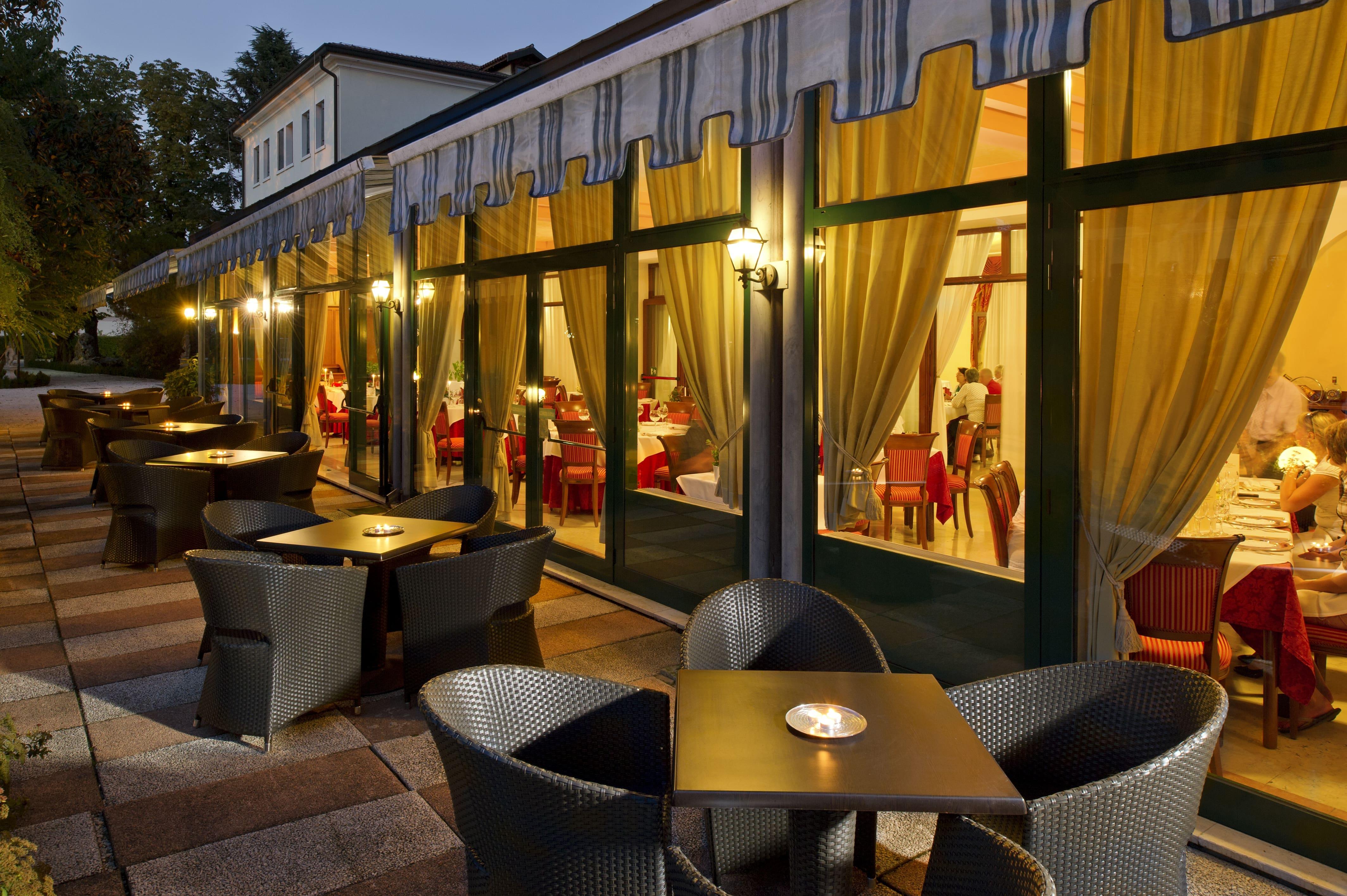 Villa Pace Park Hotel Bolognese プレガンツィオール レストラン 写真